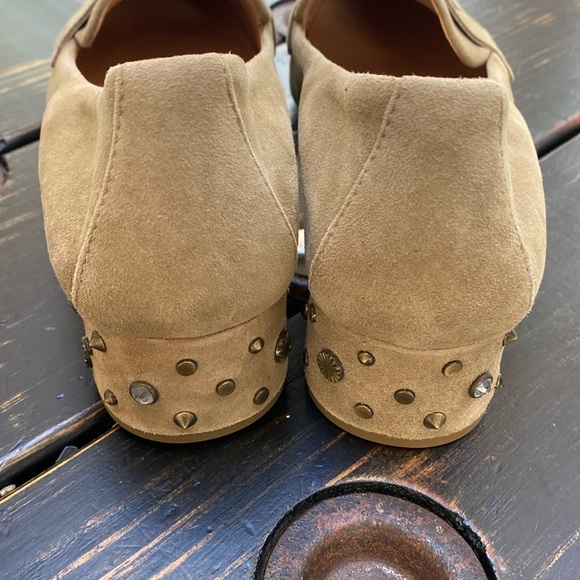 UGG Suede Loafers with Bedazzled Detail in 1.5” Chunky Heel - Picture 5 of 10